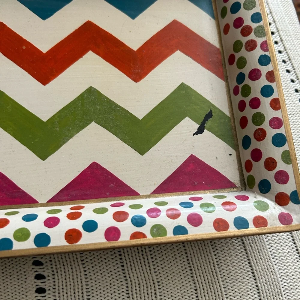 Mackenzie Child Trampoline Polka Dot Tray